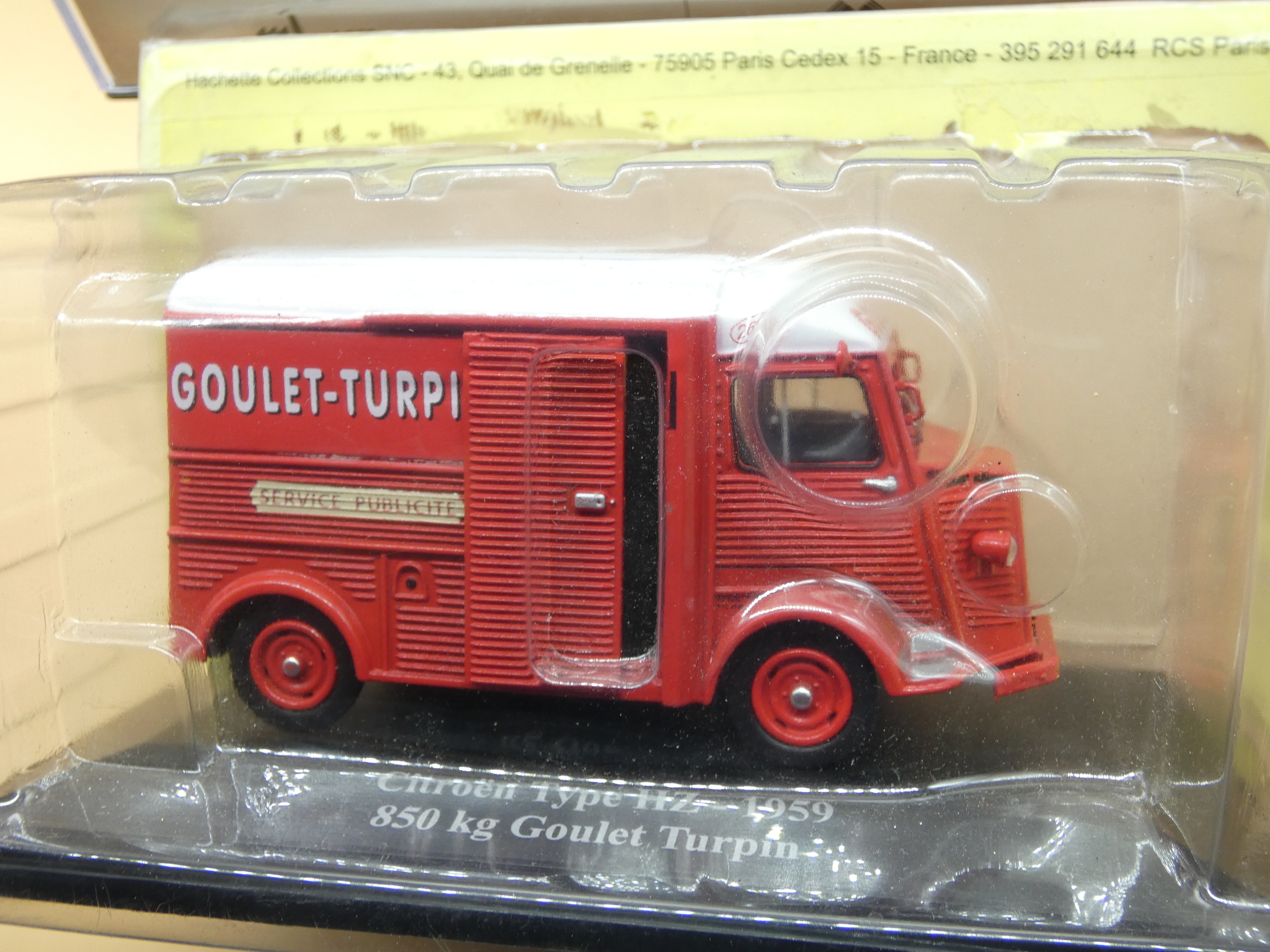 CITROEN TYPE HZ 1959 850KGS GOULET TURPIN 1/43 ELIGOR NEUF BOITE ORIGINE