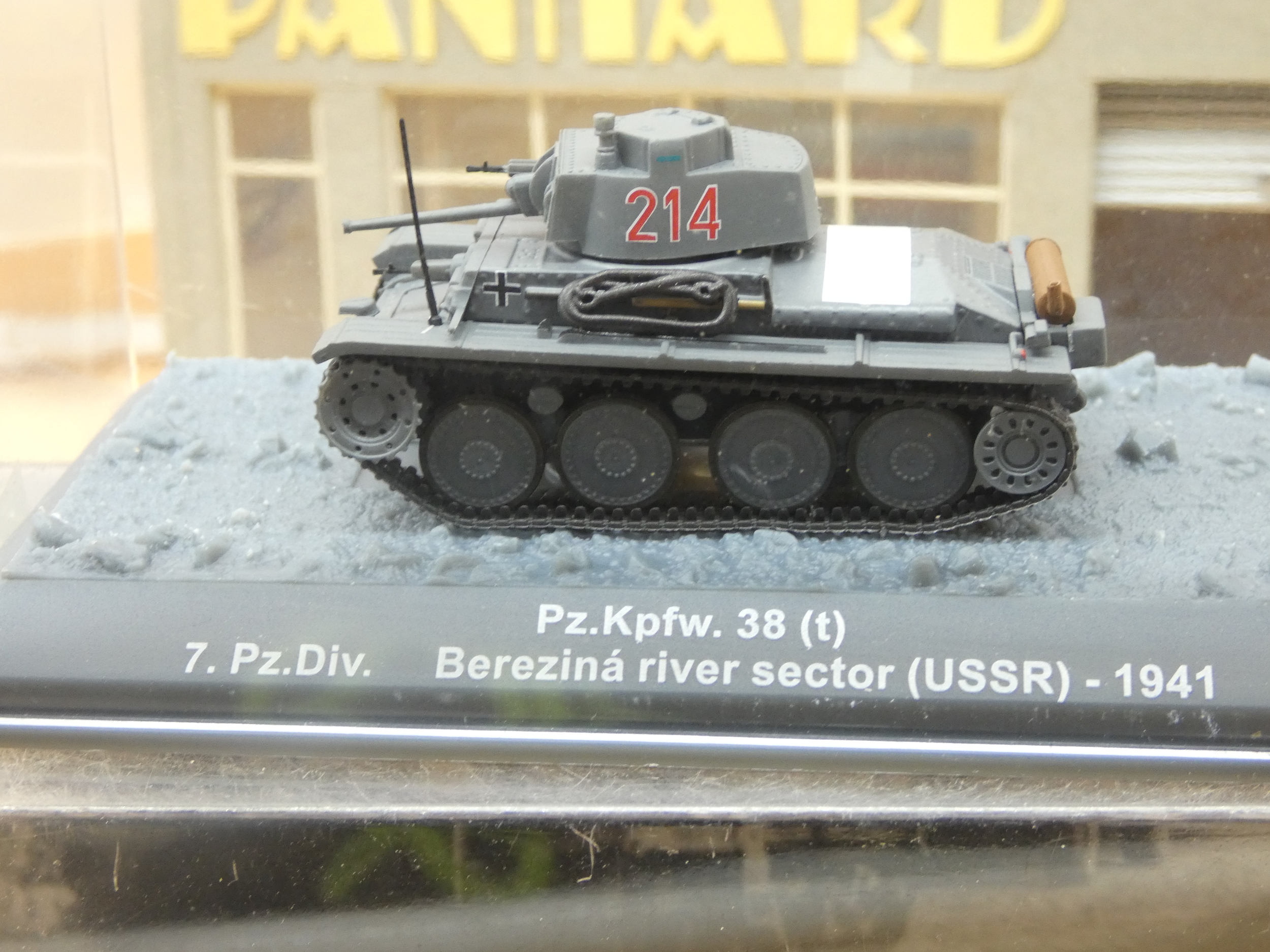 CHAR PZ KPFW 38 7 PZ DIV USSR 1941 MILITAIRE 1/72 IXO NEUF BOITE ORIGINE