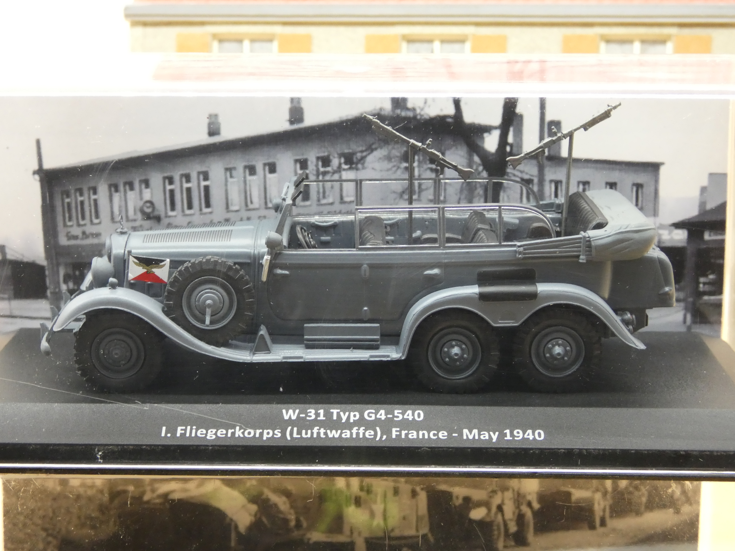 VOITURE W31 TYP G4-540 FRANCE MAI 1940 MILITAIRE 1/43 IXO NEUF BOITE ORIGINE