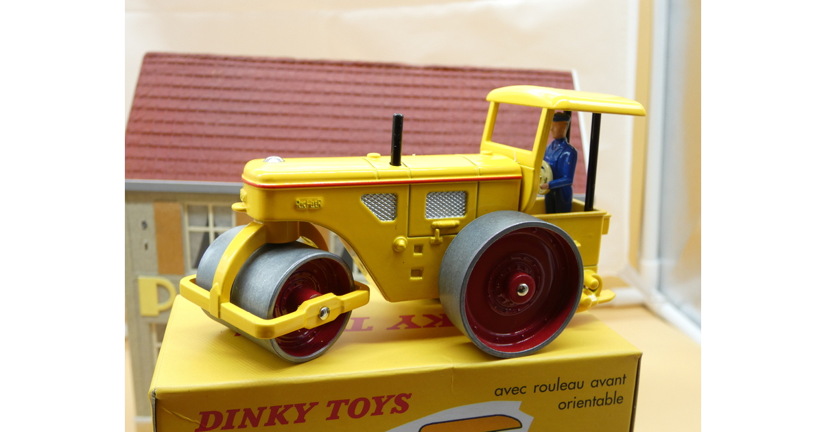 Dinky Toys – Rouleau Compresseur Richier N°830 – Boîte D'origine – Meccano Ancien