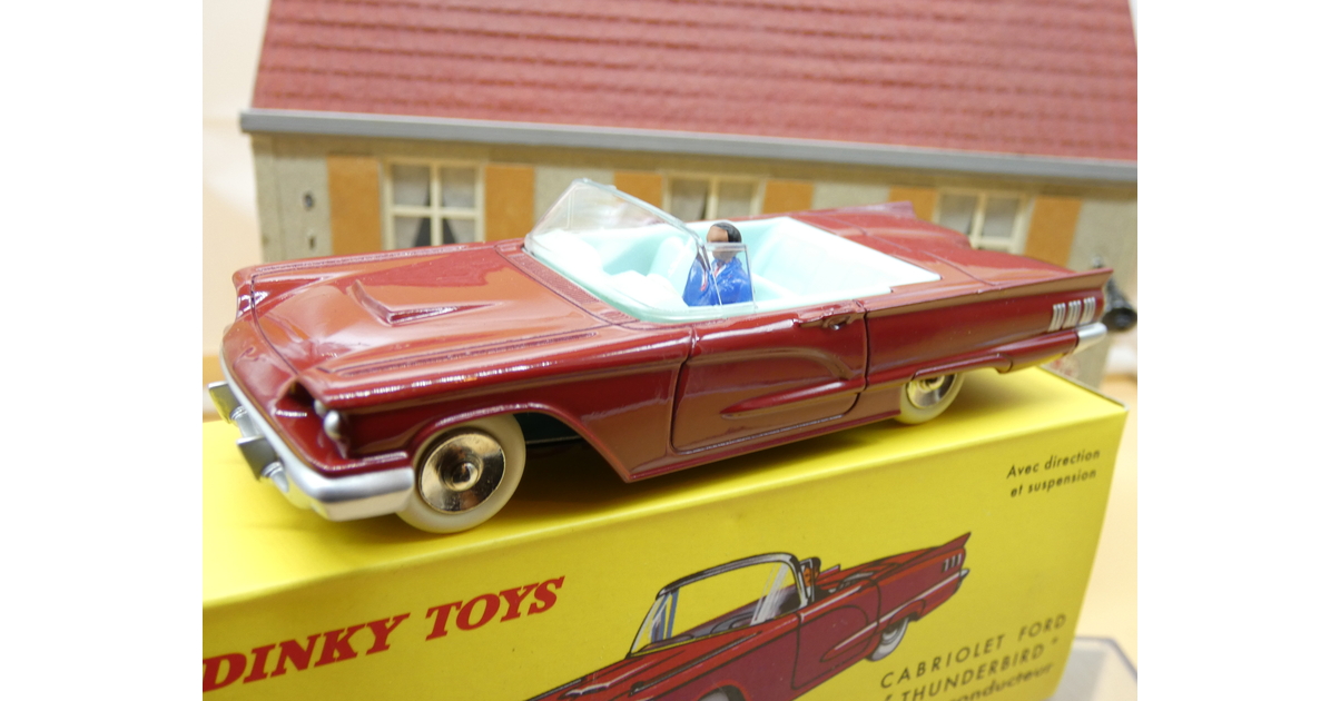 Dinky Toys 555 Ford Thunderbird Cabriolet – Boîte D’origine – VNMIB – Collection