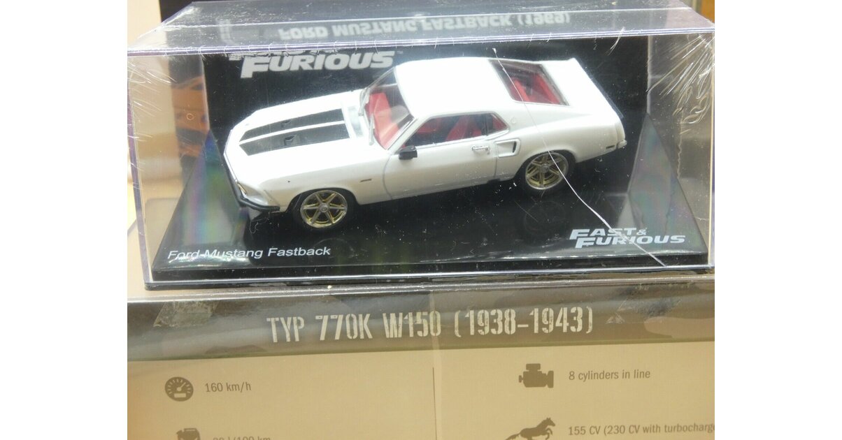 Modèle Réduit Ford Mustang Mach 1 1969 N°47 1:43 - IXO - Neuf En Boîte D'origine