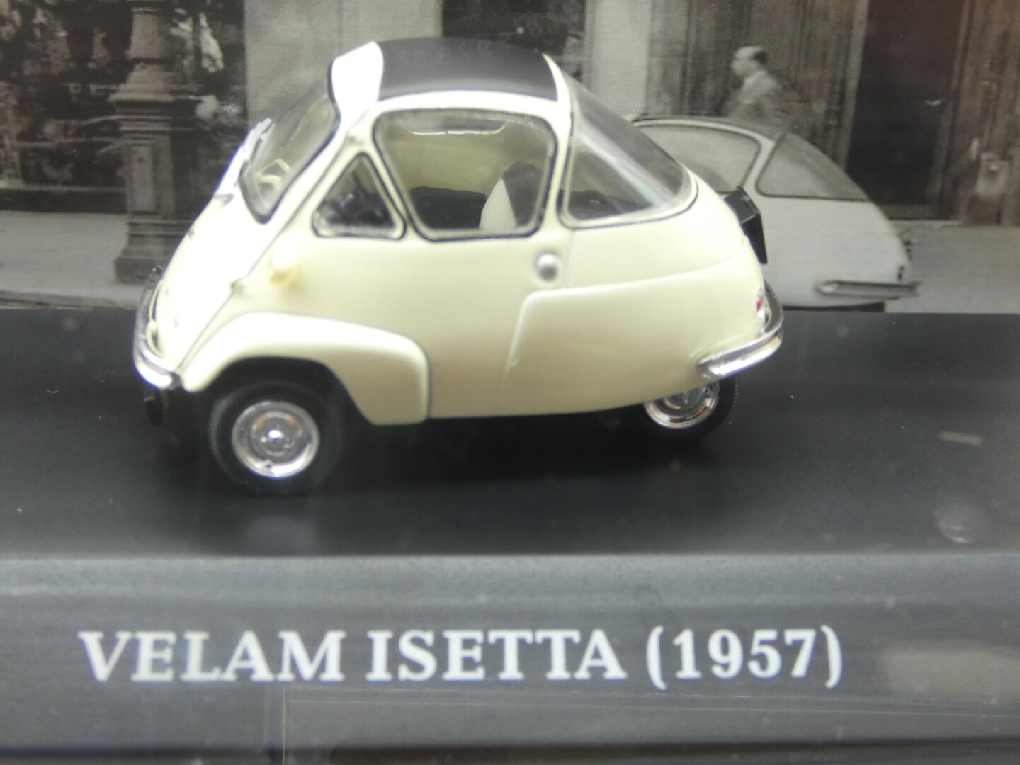 Velam VELAM ISETA 1957 MINI VOITURE D'ANTAN 1/43 IXO NEUF BOITE ORIGINE ...