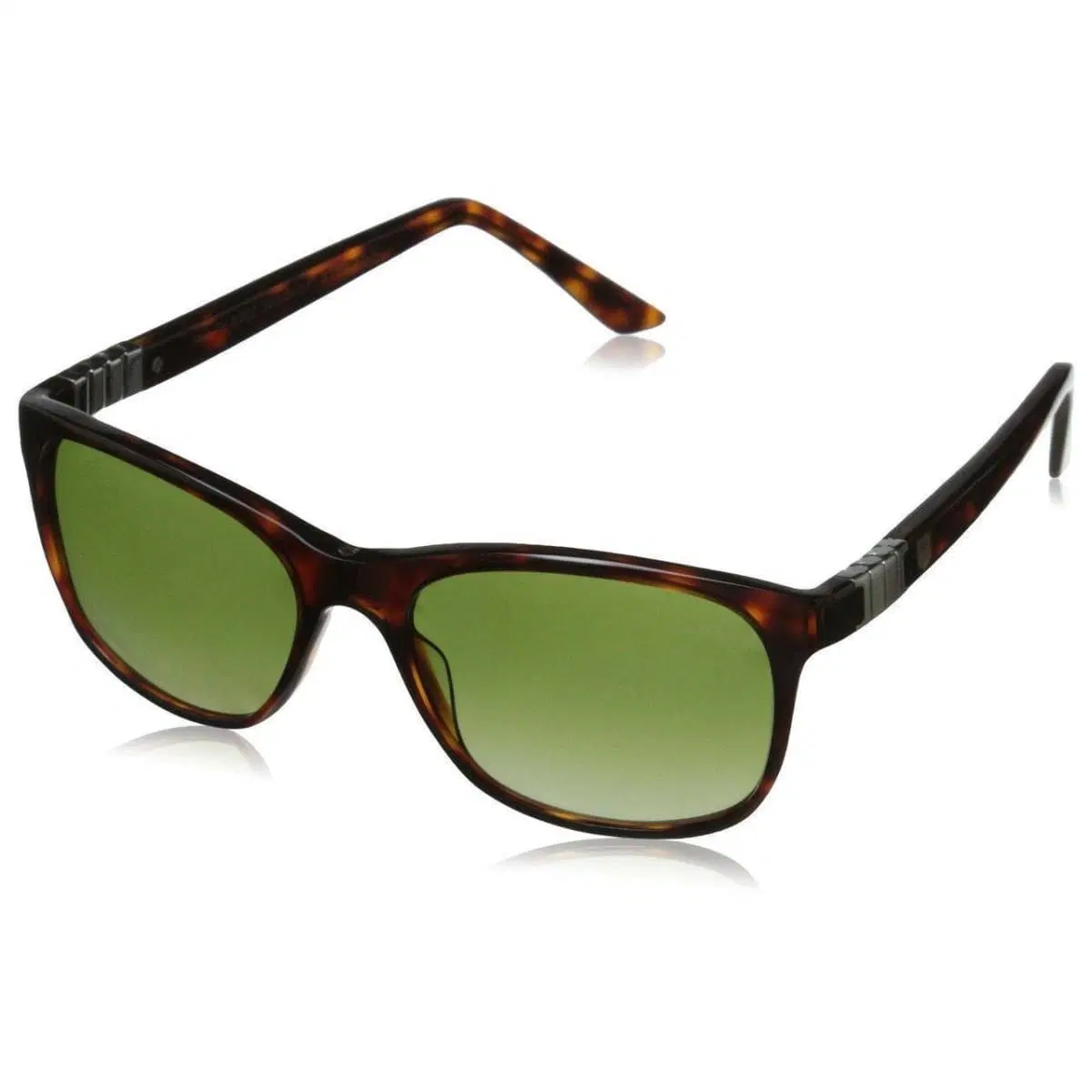 TAG Heuer Sunglasses 9382-303 Legend Green Polarized Lens Acetate Tortoise Brown Frames