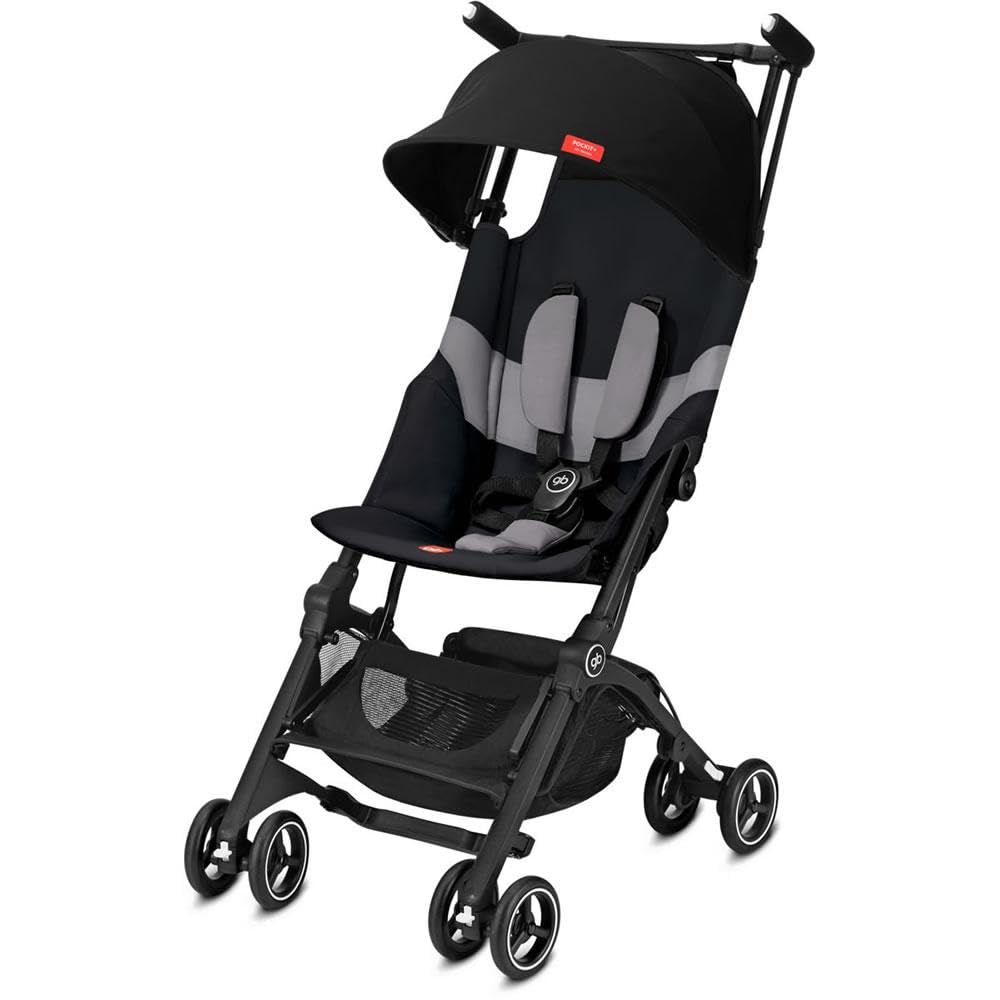 gb Pockit+ All-Terrain Ultra Compact Lightweight Travel Stroller - Velvet Black