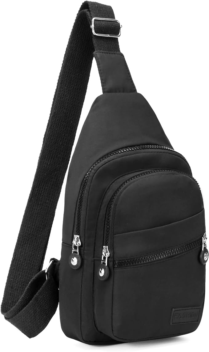 Small Sling Backpack: Versatile Crossbody Chest Bag for Hiking, Travel & Outdoor Adventures - Compact Daypack with Multiple Carry Options