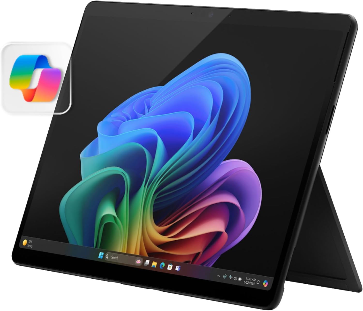 Microsoft Surface Pro 2024 | 13 OLED Touchscreen 2-in-1 Laptop Tablet | Surface Pro with AI-powered Copilot | Windows 11 | Snapdragon X Elite 12-Core | 16GB RAM, 256GB SSD