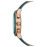 octea-lux-chrono-watch--swiss-made--leather-strap--green--rose-gold-tone-finish-swarovski-5452498 (2)