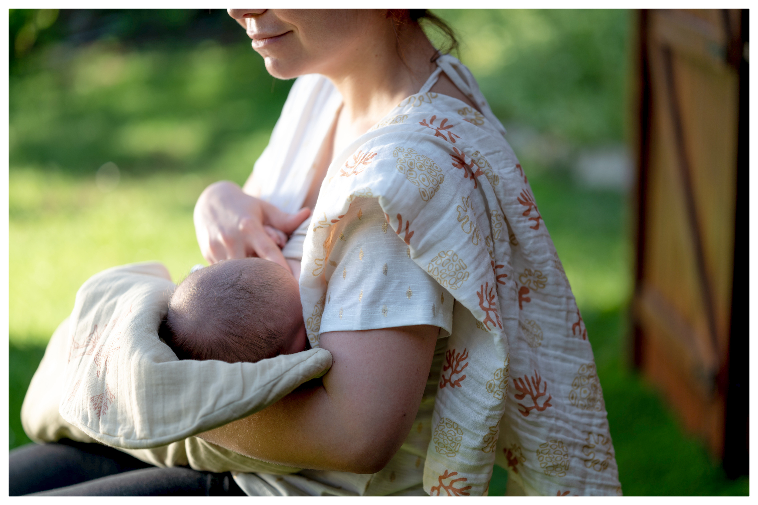 3. Topponcino - allaitement bebe - lange coton biologique - double gaze - bien etre bebe - regurgitation