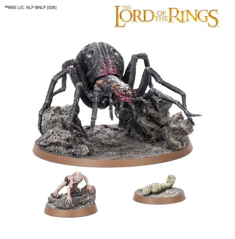 Middle Earth Strategy Battle Game - The Path of Cirith Ungo- Shelob &amp; Gollum -The Lord of the Rings