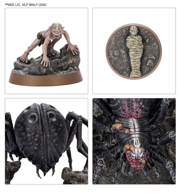 Middle Earth Strategy Battle Game -  -The Lord of the Rings - Shelob &amp; Gollum -The Path of Cirith Ungo- Shelob &amp; Gollum