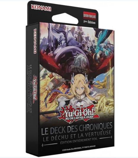 Yu-Gi-Oh! - Konami - Decks de Structure - Le Deck des Chroniques - Le Déchu et la Vertueuse