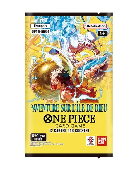 Booster One Piece  - OP15 Aventures sur lîle de Dieu