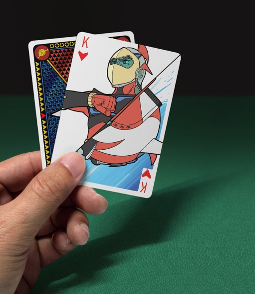 Goldorak Jeu De 54 Cartes Poker Actarus