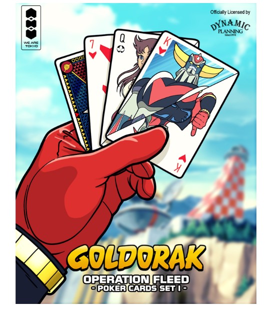 54 Cartes Poker Actarus