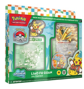 Pokémon  Deck des championnats du monde 2025    LIAO FU GUAN