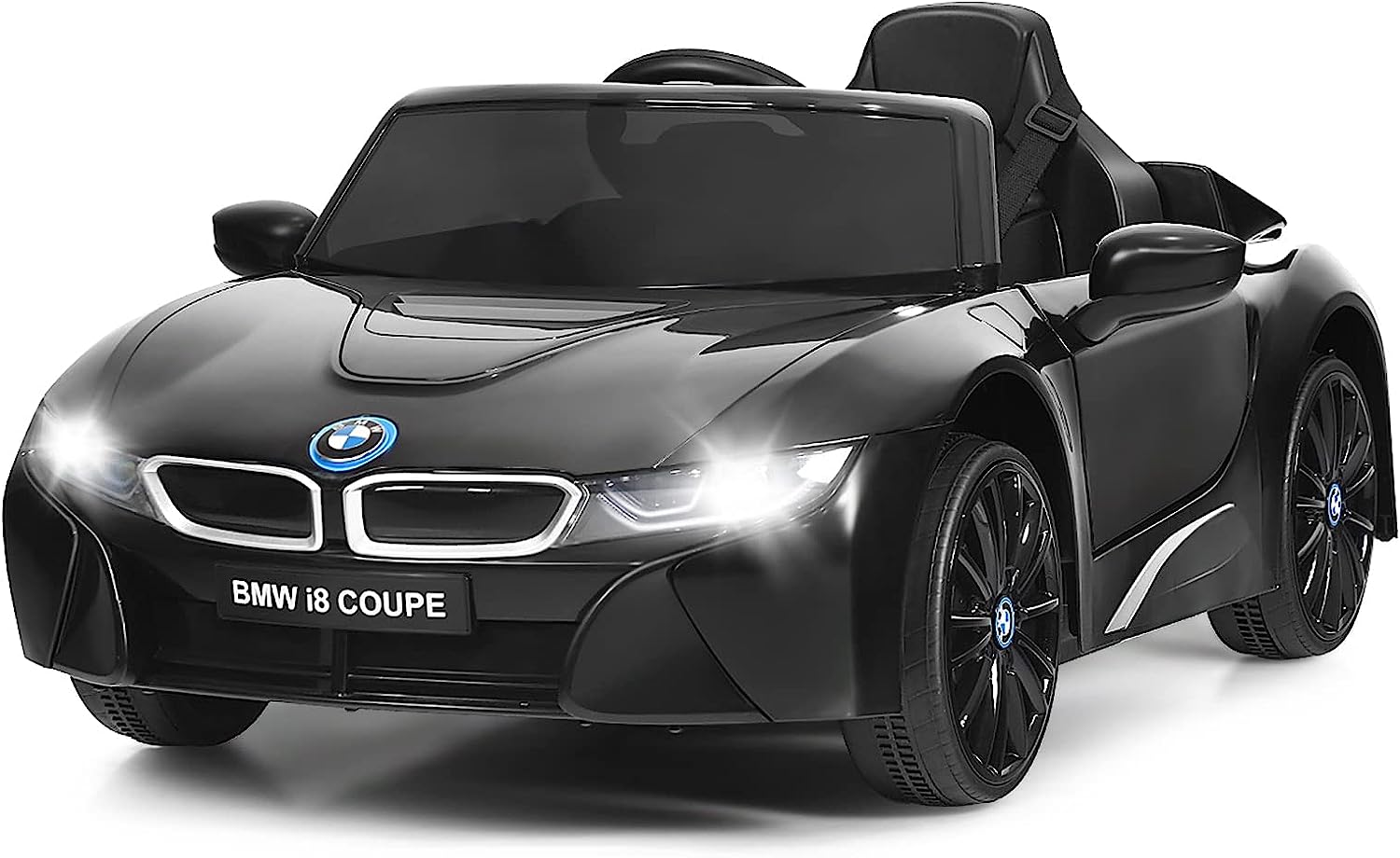 Voiture électrique enfants BMW i8 6 GT - Noir - Kiabi - 154.90€