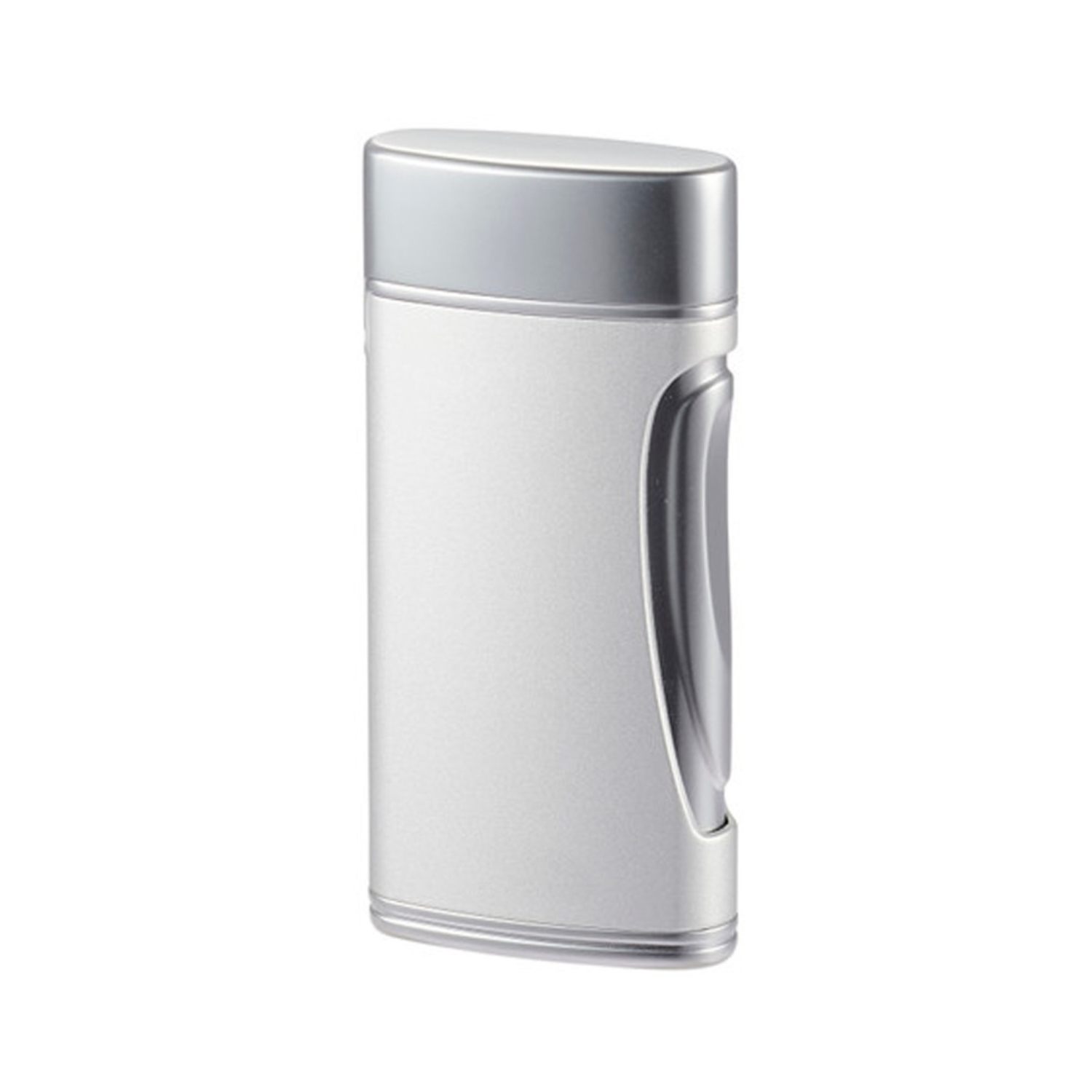 Briquet - Caseti Double Jet Chrome Argent Matte  (1)