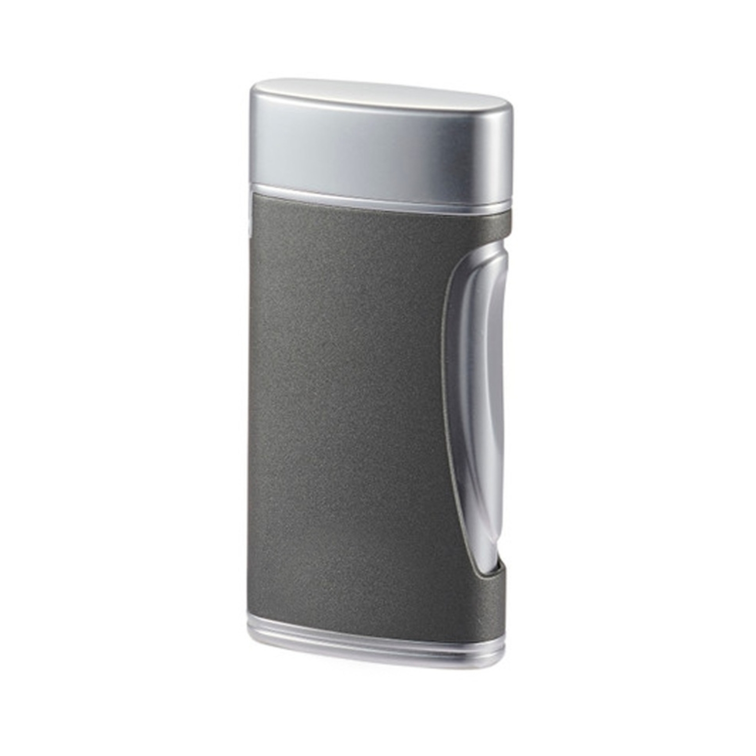 Briquet - Caseti Double Jet Chrome Gris Matte