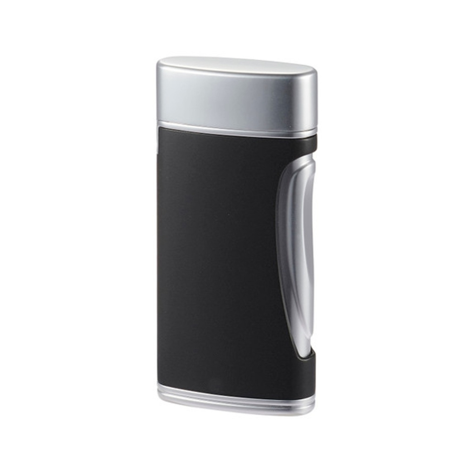 Briquet - Caseti Double Jet Chrome Noir Matte