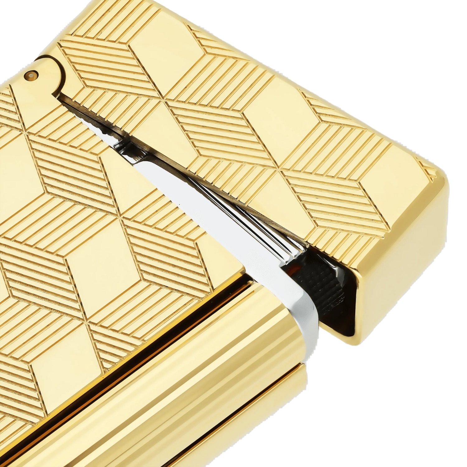 Briquet - Dupont Initial Cube Y Gold (1)