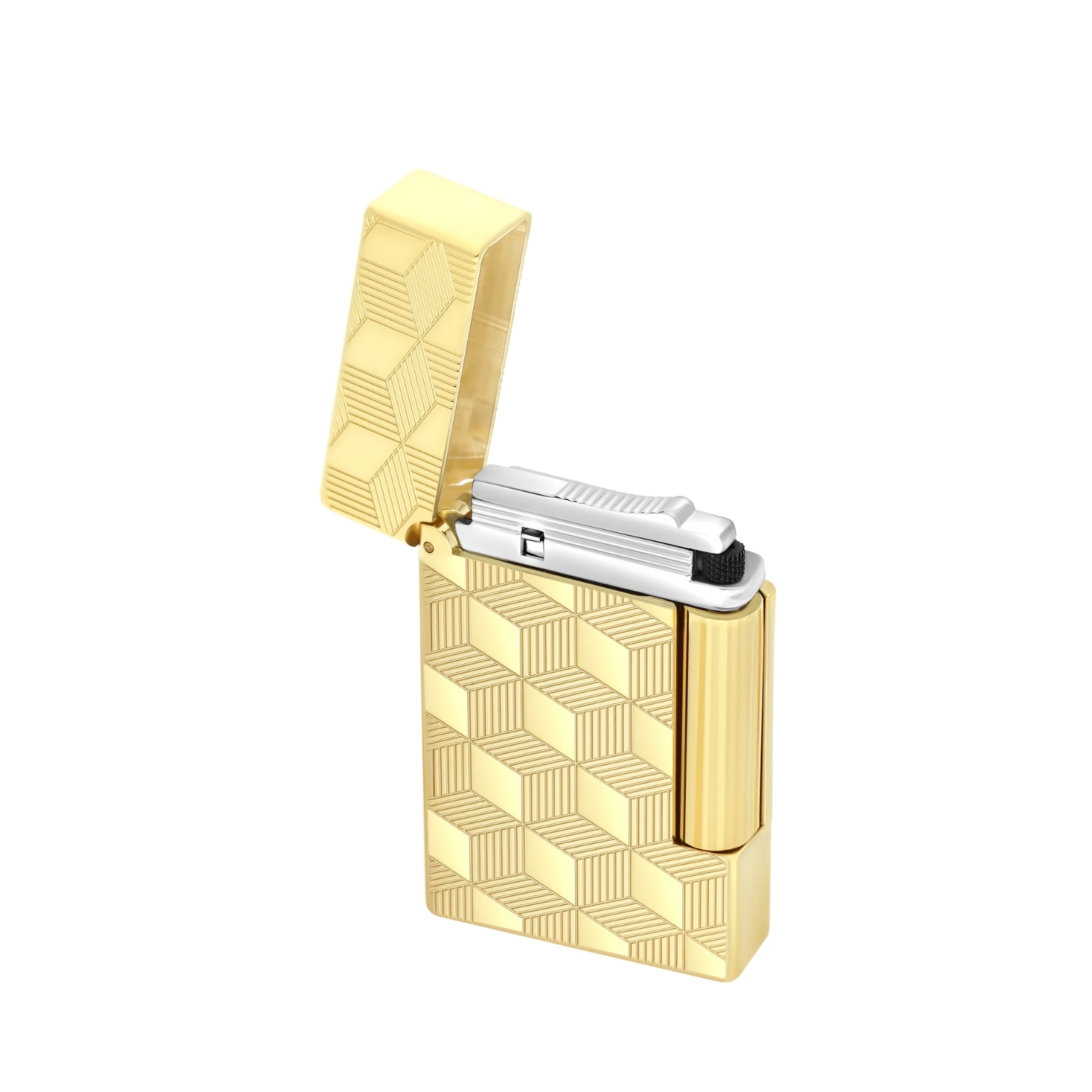 Briquet - Dupont Initial Cube Y Gold (2)