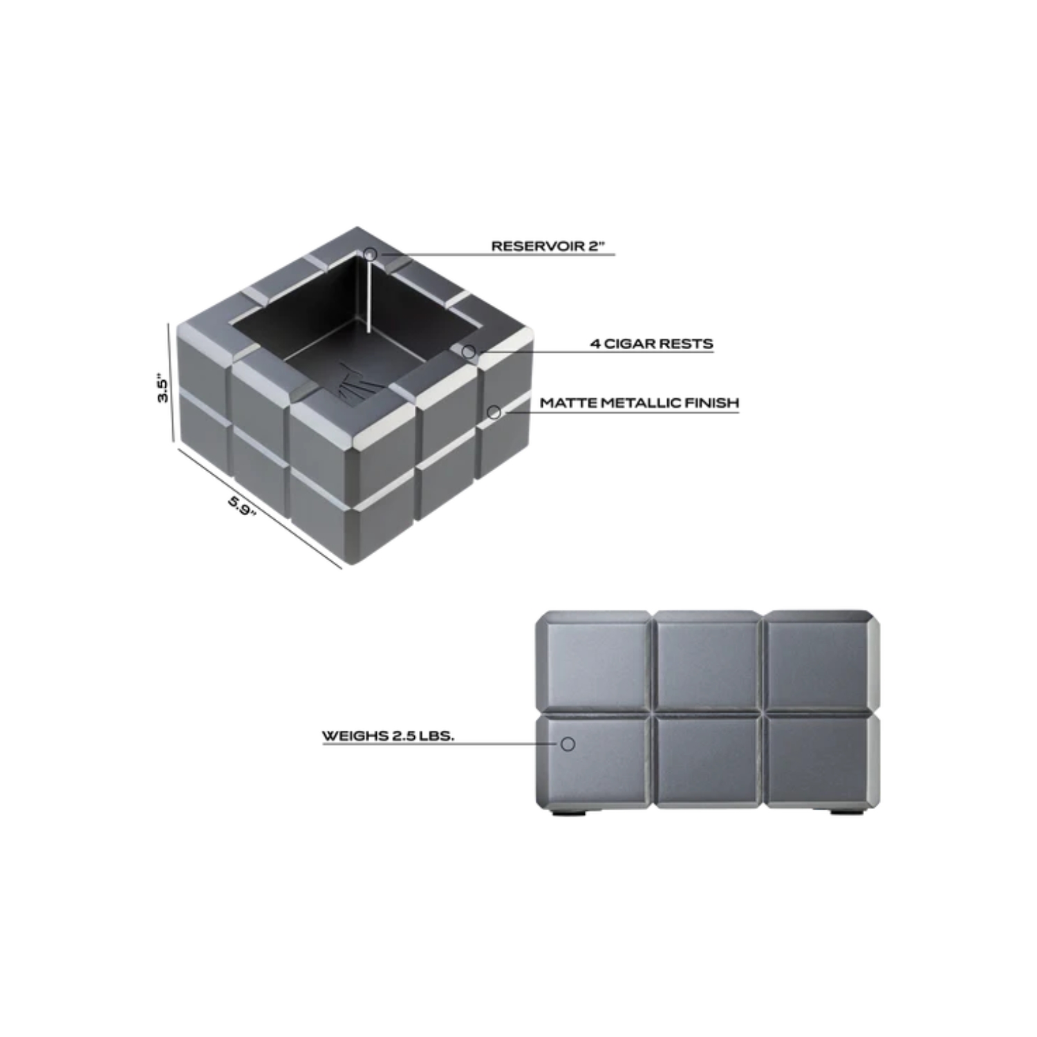 Cendrier - Colibri Heritage Cube