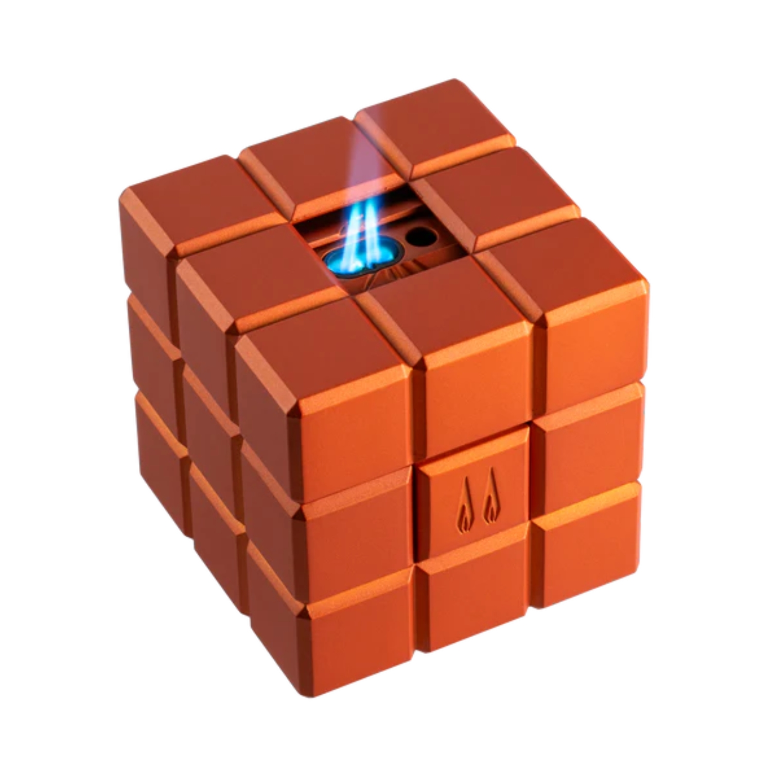 Briquet de Table - Colibri Heritage Cube Orange