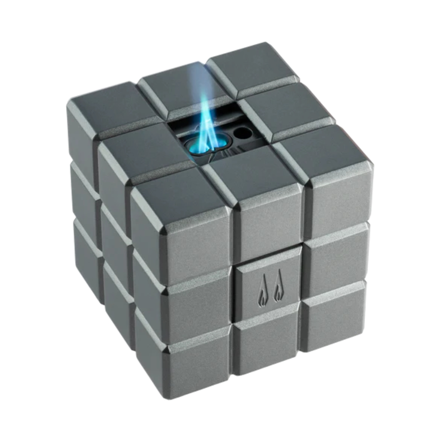 Briquet de Table - Colibri Heritage Cube Gris
