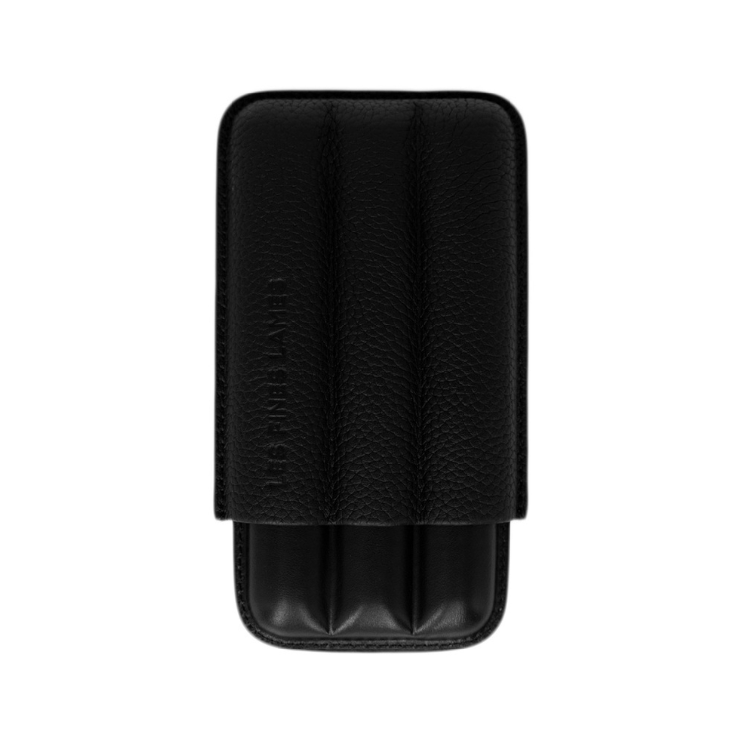 Etui Cigare - LFL Trio Noir Cuir Grainé