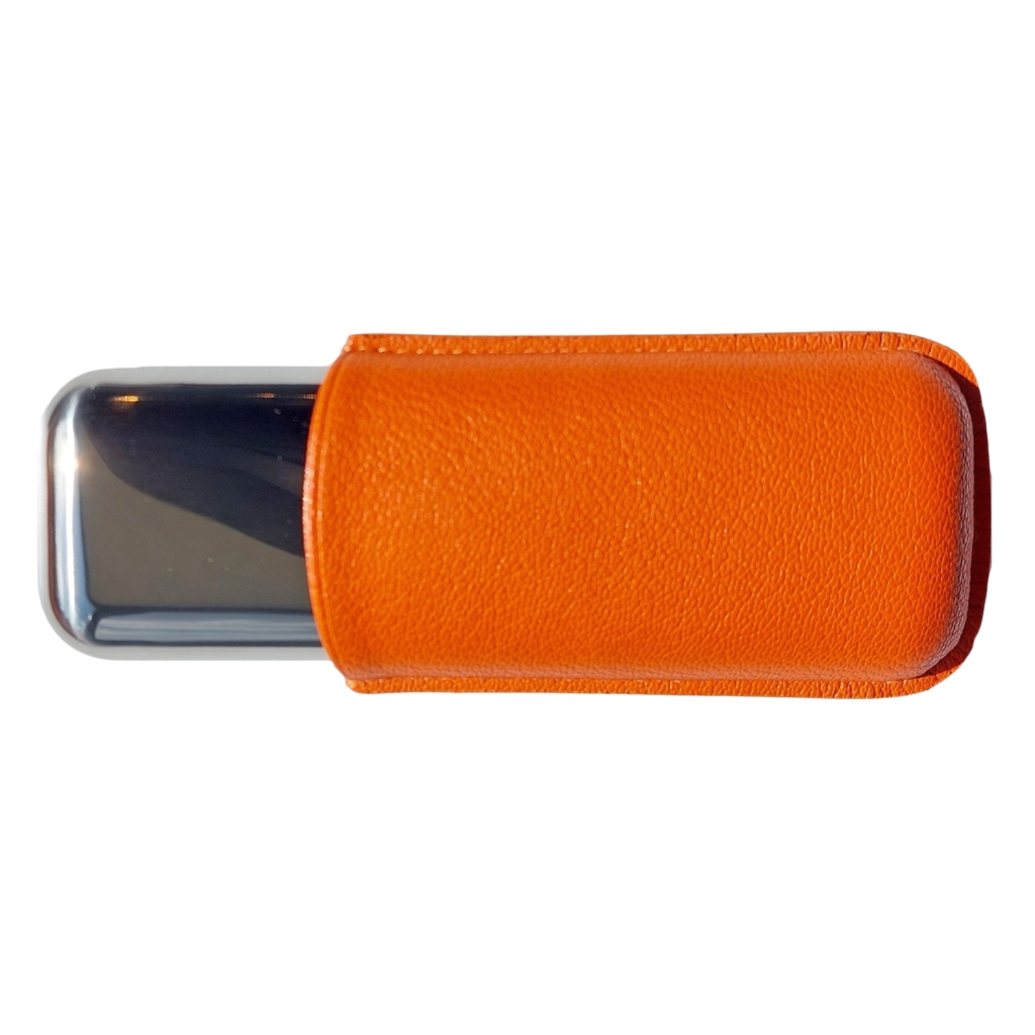 Etui Cigare - CuirMetal 2 Cig R60 152mm Orange