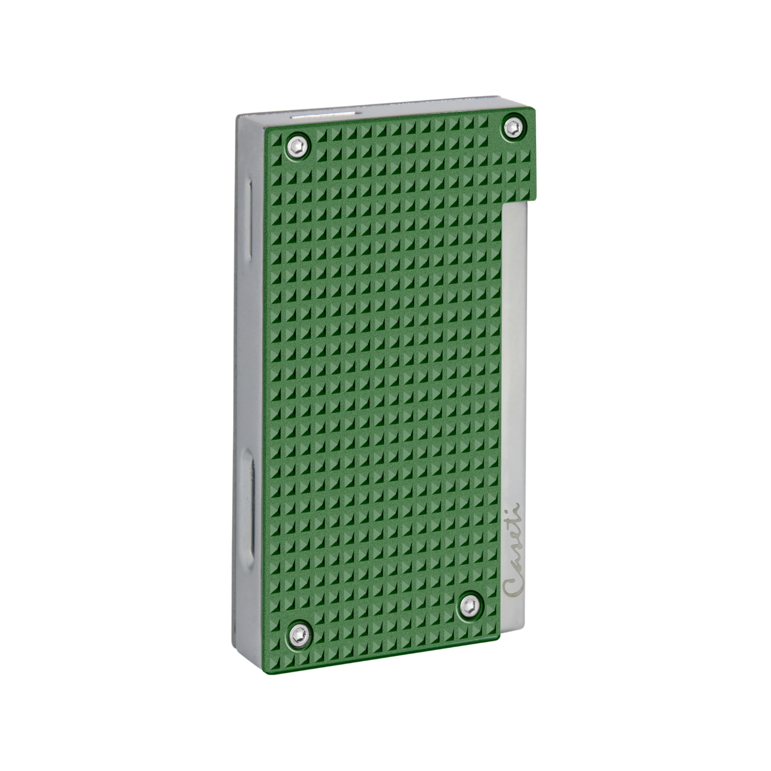 Briquet - Caseti Flat Flame Diamond Vert Matte