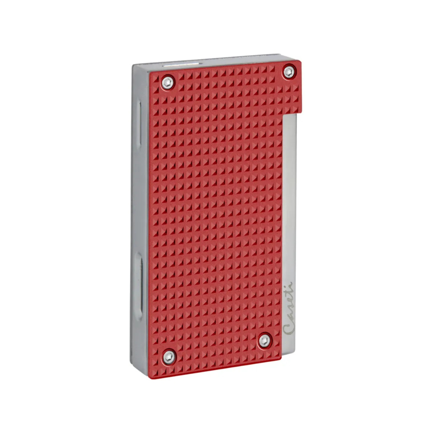 Briquet - Caseti Flat Flame Diamond Rouge Matte