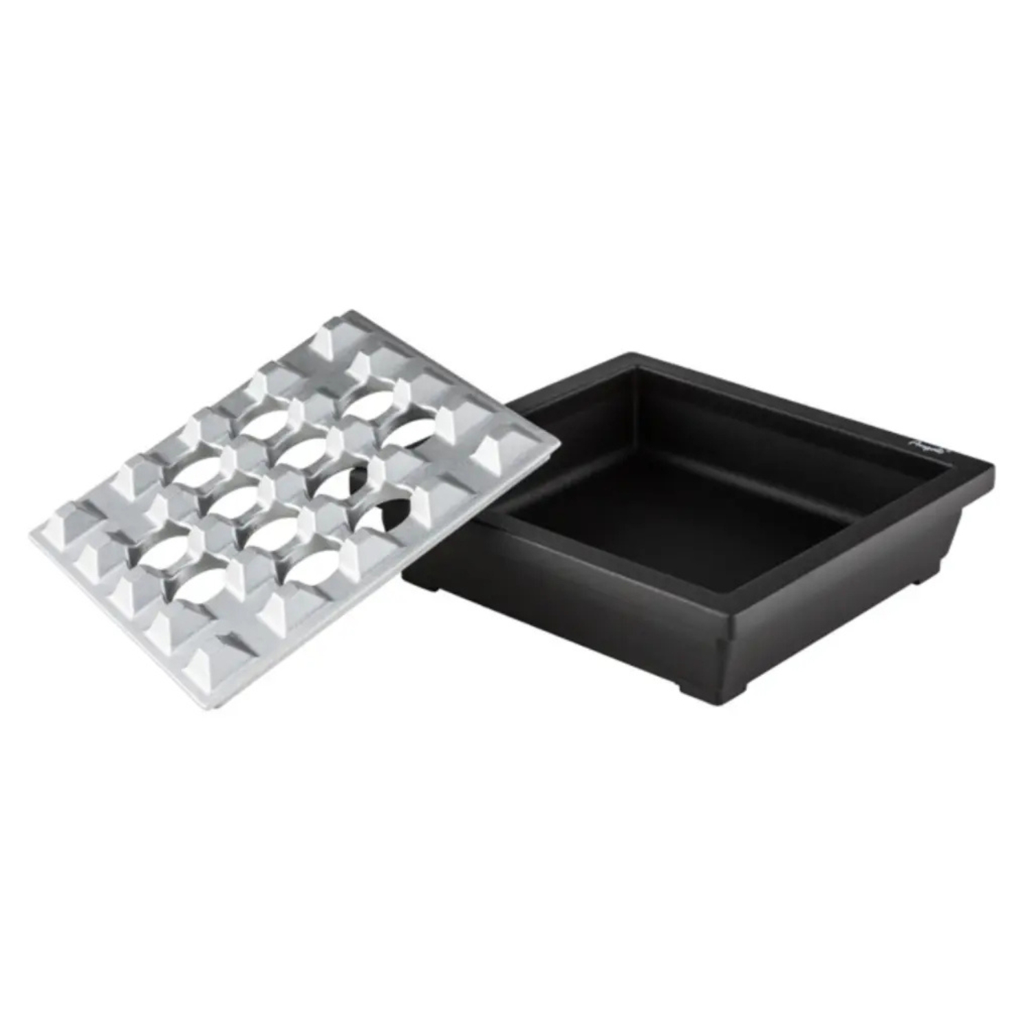 Cendrier - Cigare Aluminium Angelo Noir Argent (1)