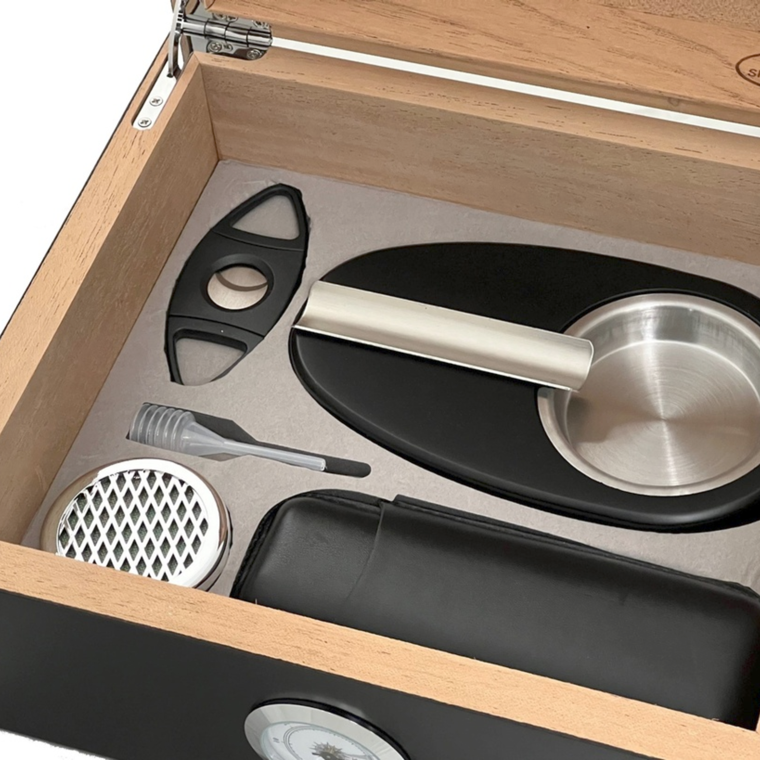 Humidor Set Noir 50 Cigares - Interieur