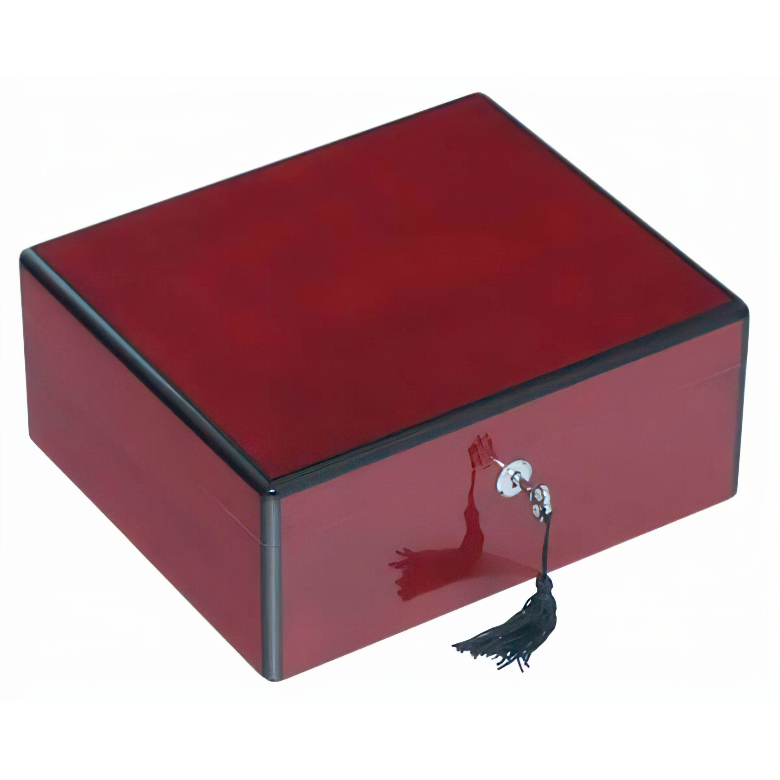 Humidor Lubinski Bordeau Haute Brillance 50 Cigares
