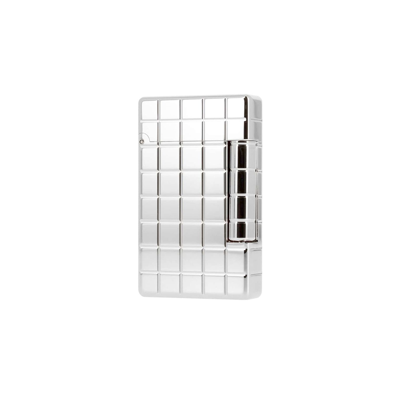 Briquet Dupont Initial Quadri Blanc Bronze