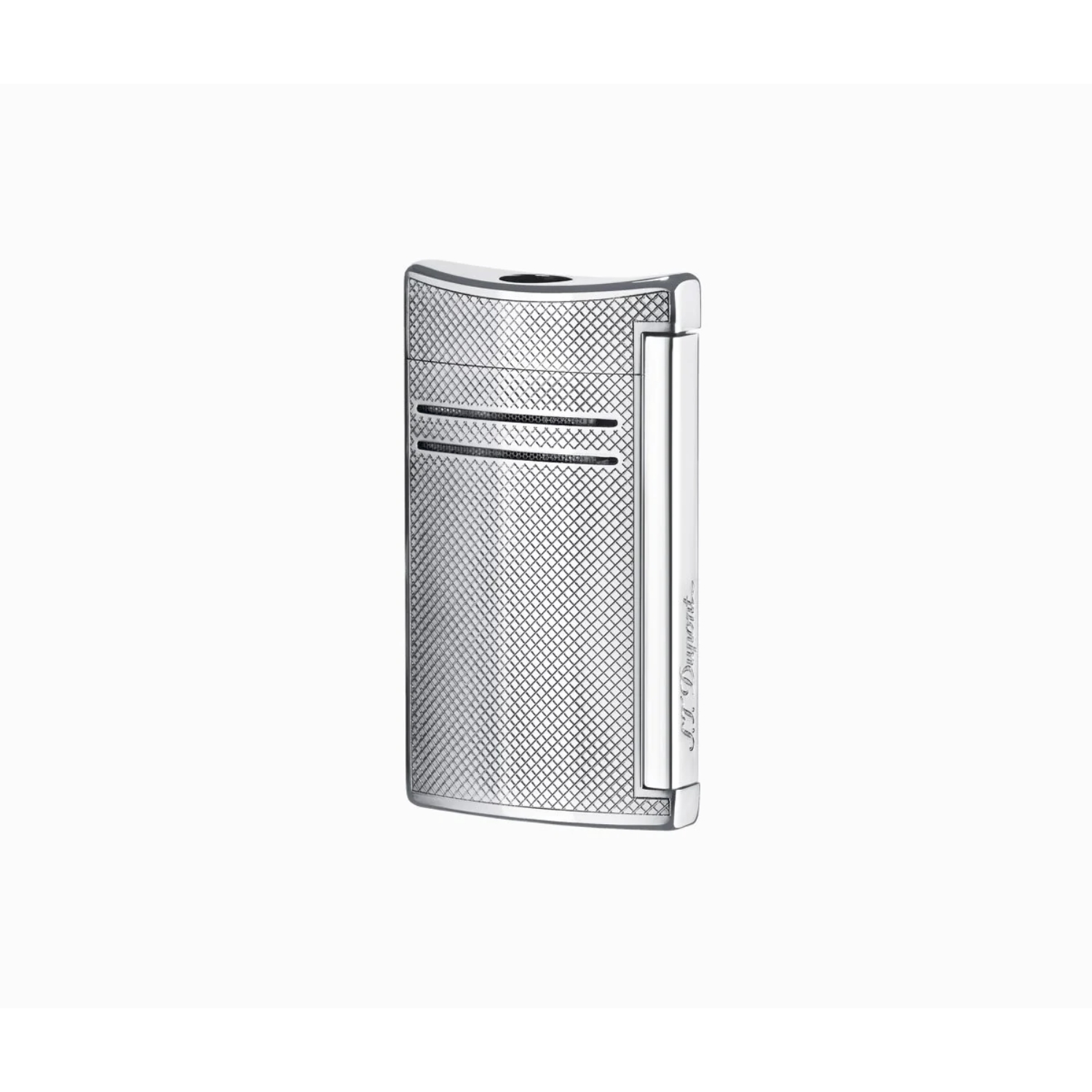 Briquet Dupont Maxijet Chrome Grid