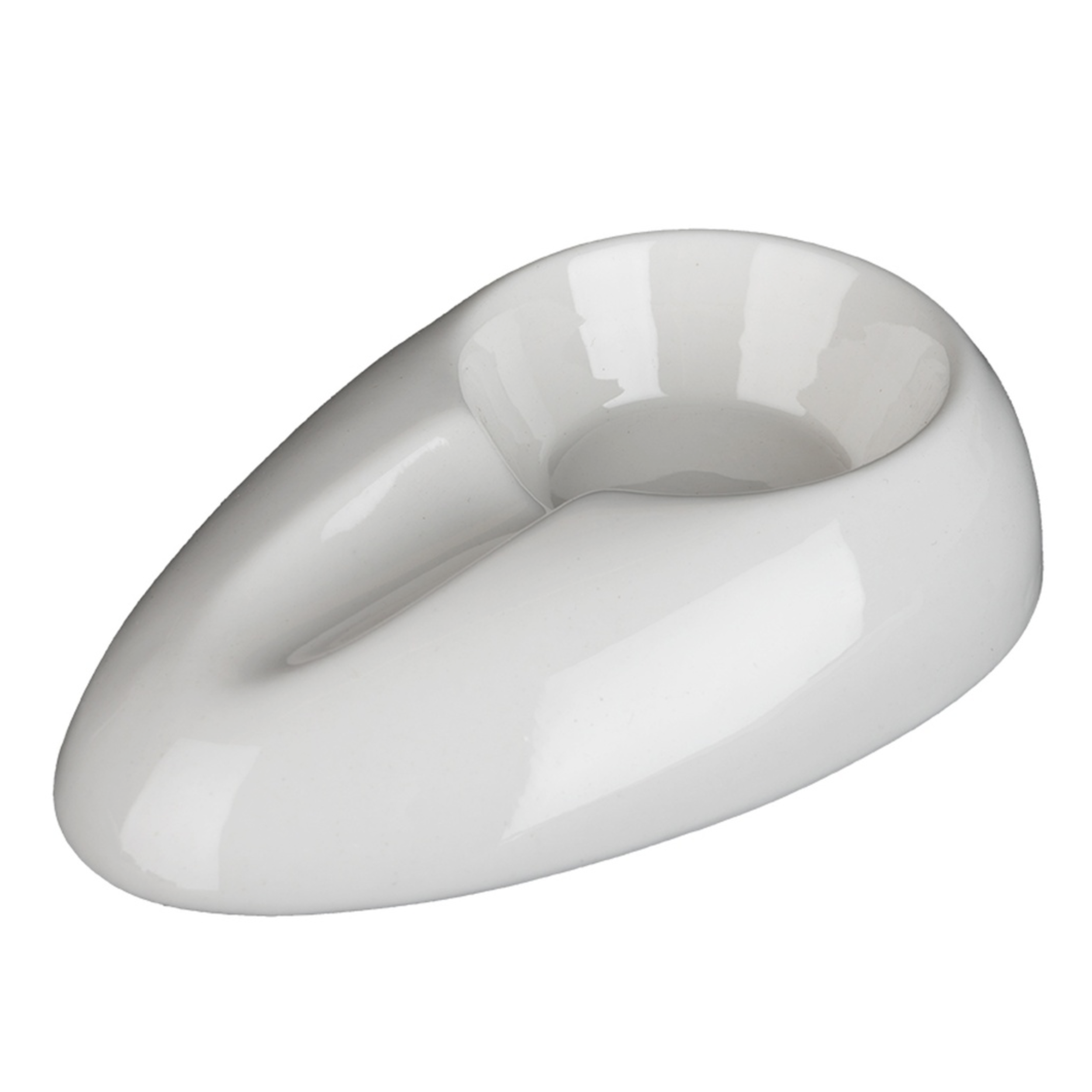 Cendrier Cigare Céramique Formula Blanc 1 Support