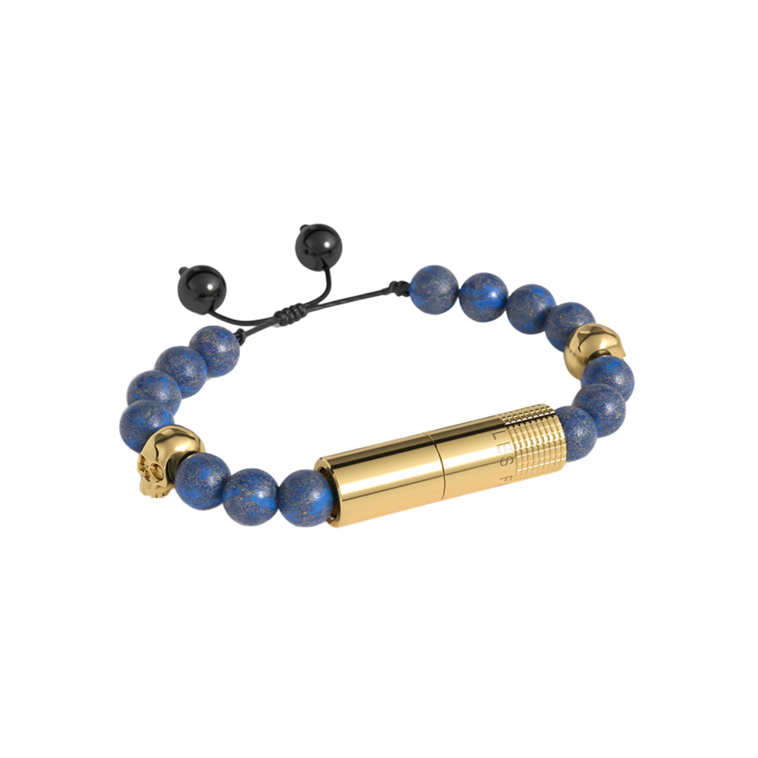 Coupe Cigare - LFL Bracelet Noche Gold Skull