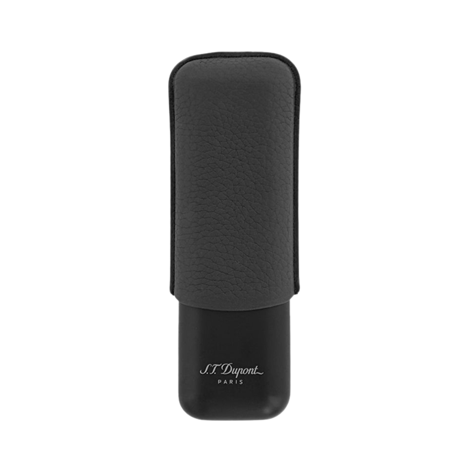 Etui Cigare Dupont Noir Grain/Matt 2 Cigares