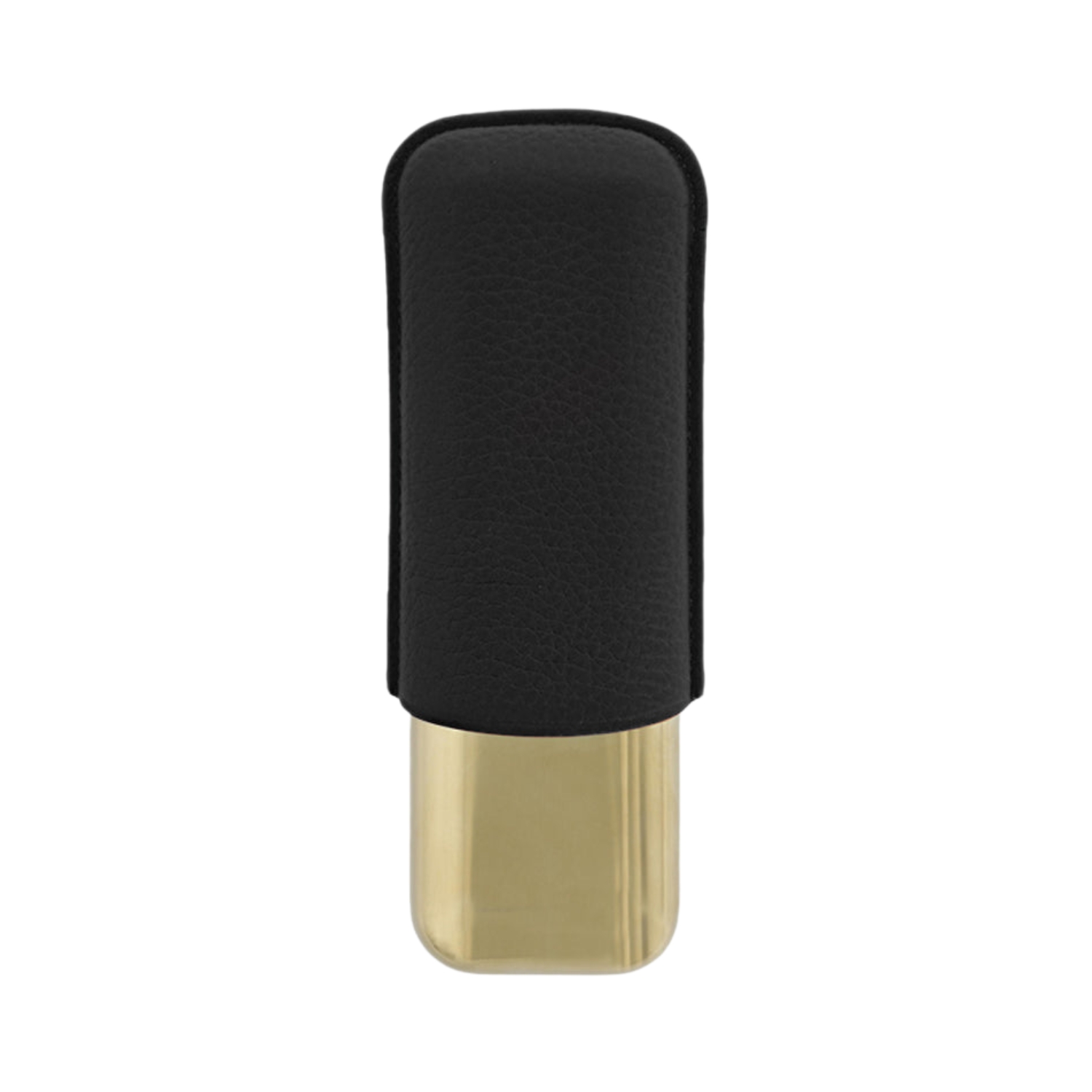 Etui Cigare - Dupont Noir Grain/Or 2 Cigares