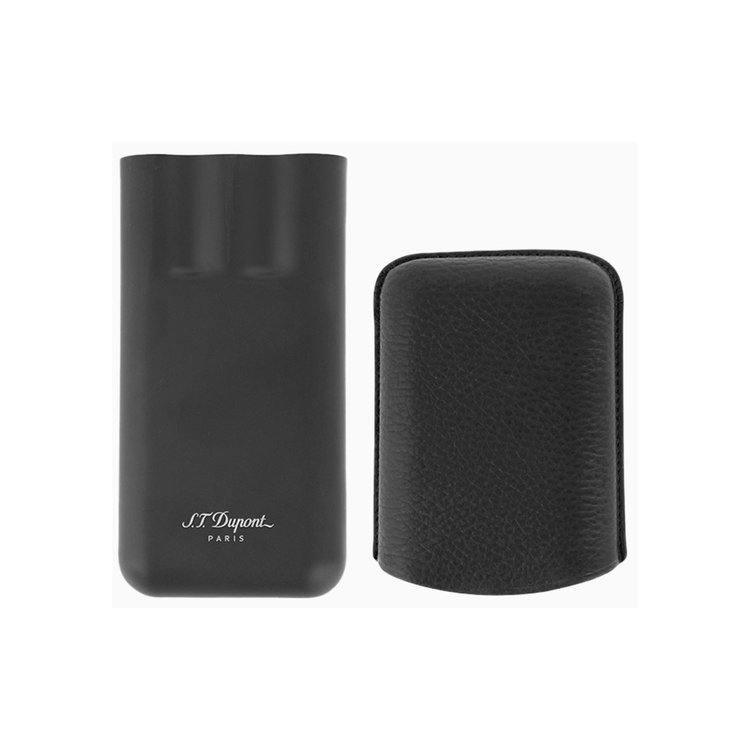 Etui Cigare - Dupont Matte Noir 3 Cigares