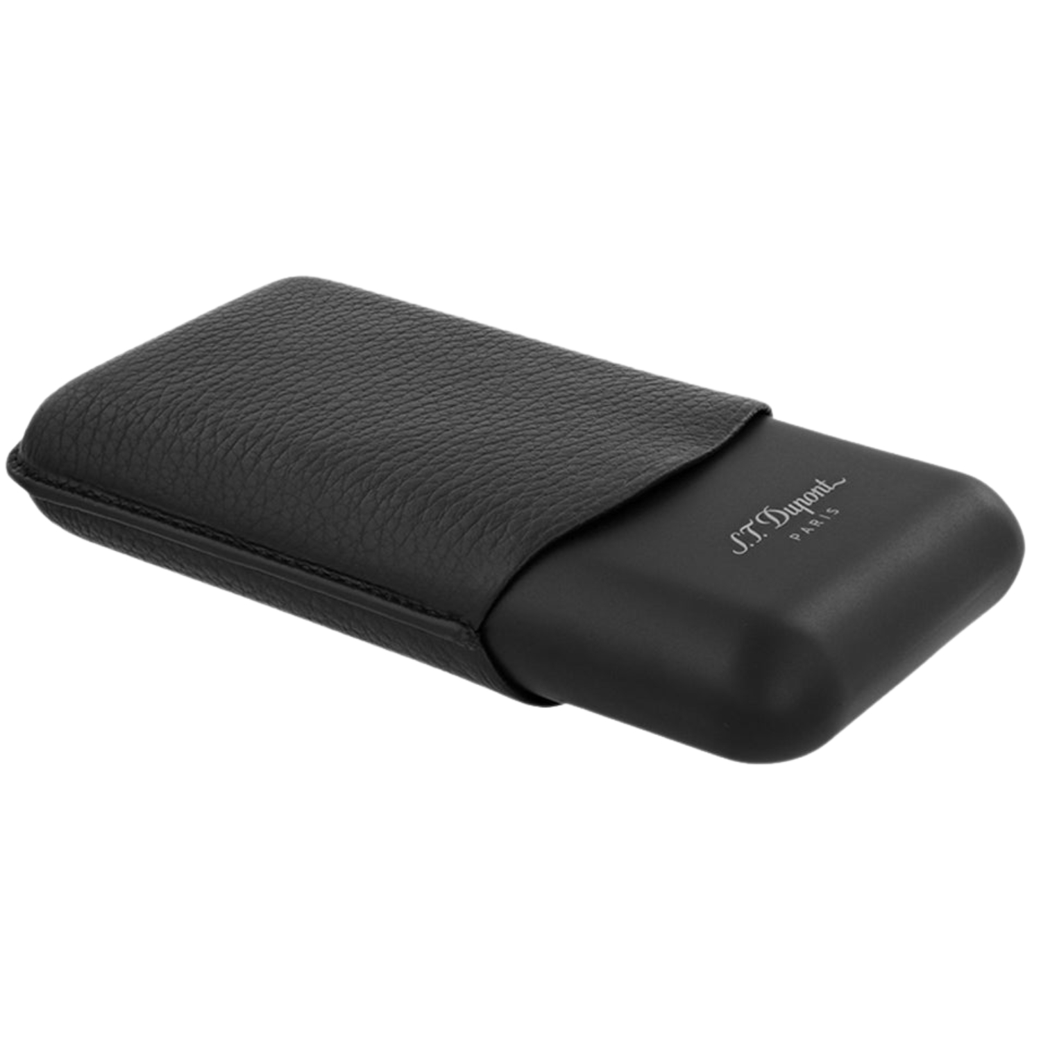 Etui Cigare - Dupont Matte Noir 3 Cigares
