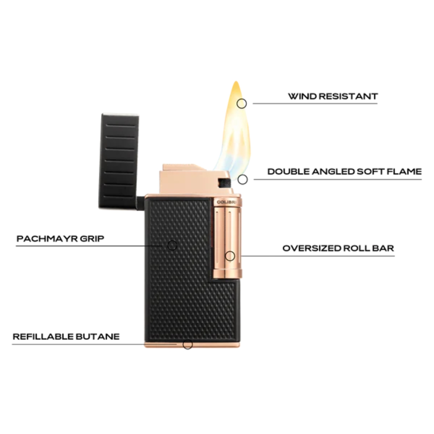 Briquet - Colibri Julius Vert