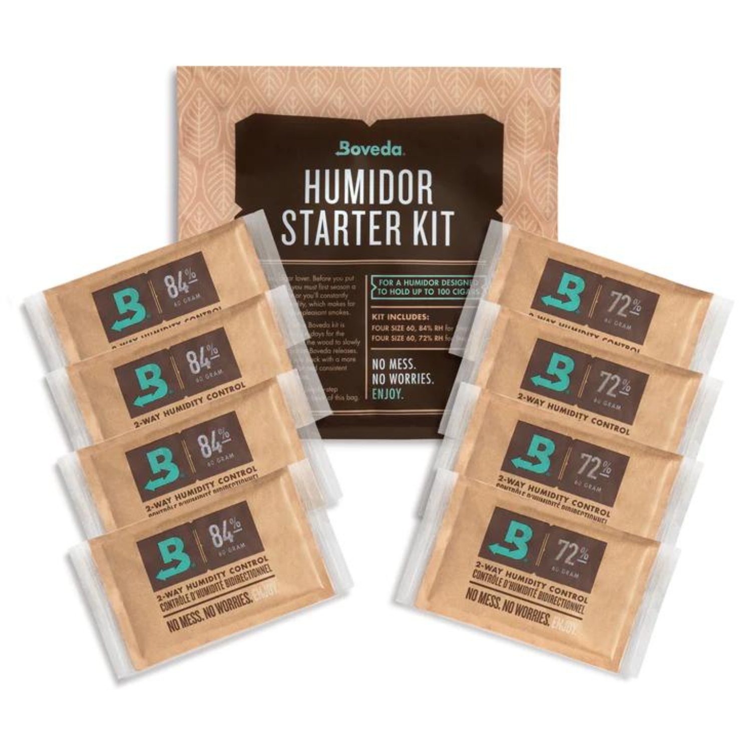 Kit de démarrage - Humidor Boveda 100pcs