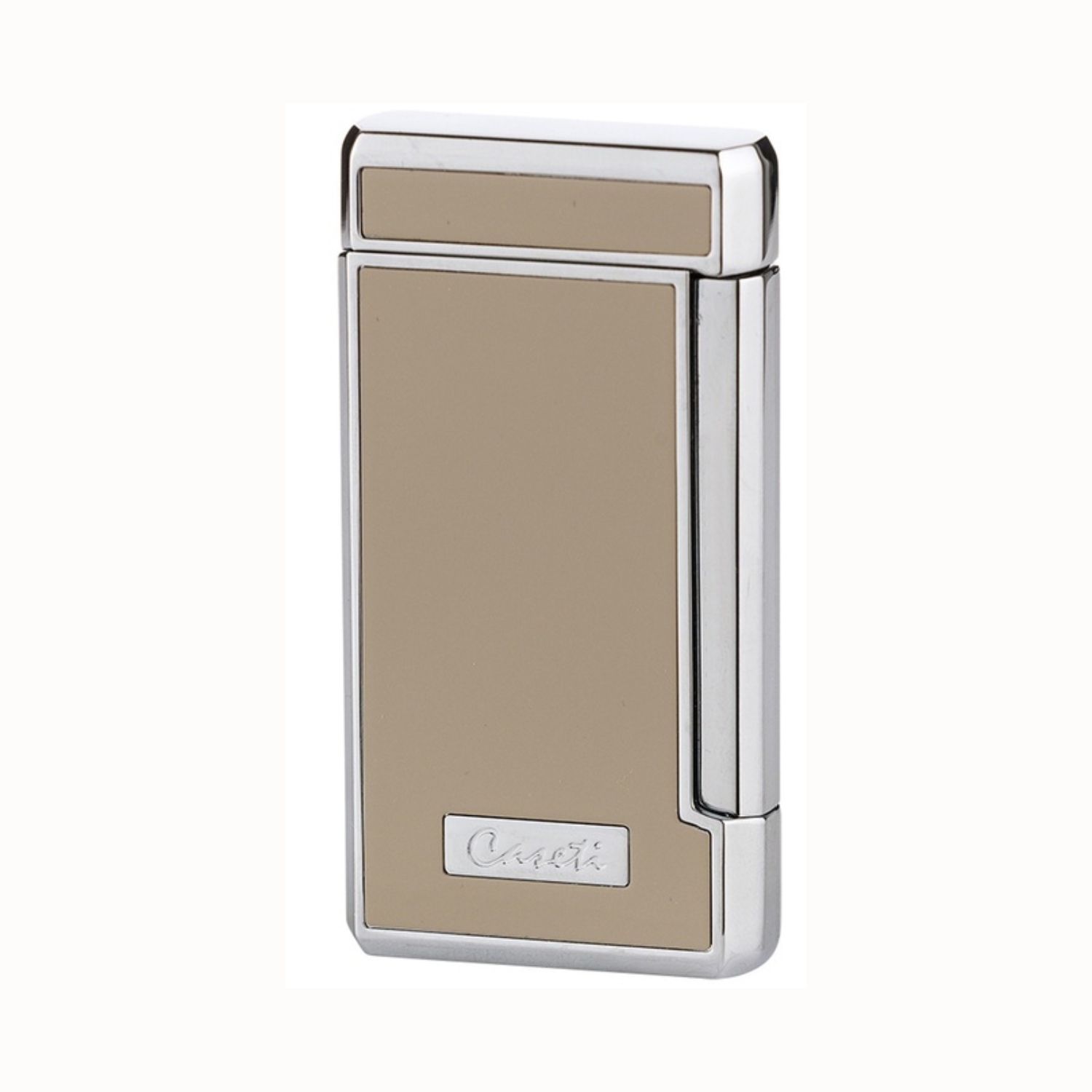 Briquet Caseti Paris Double Jet Gris