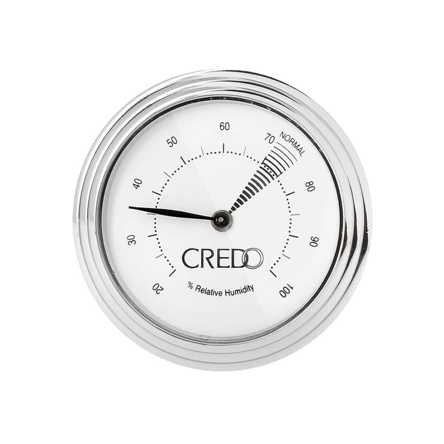 _Hygromètre Credo 55mm Analogue Argent