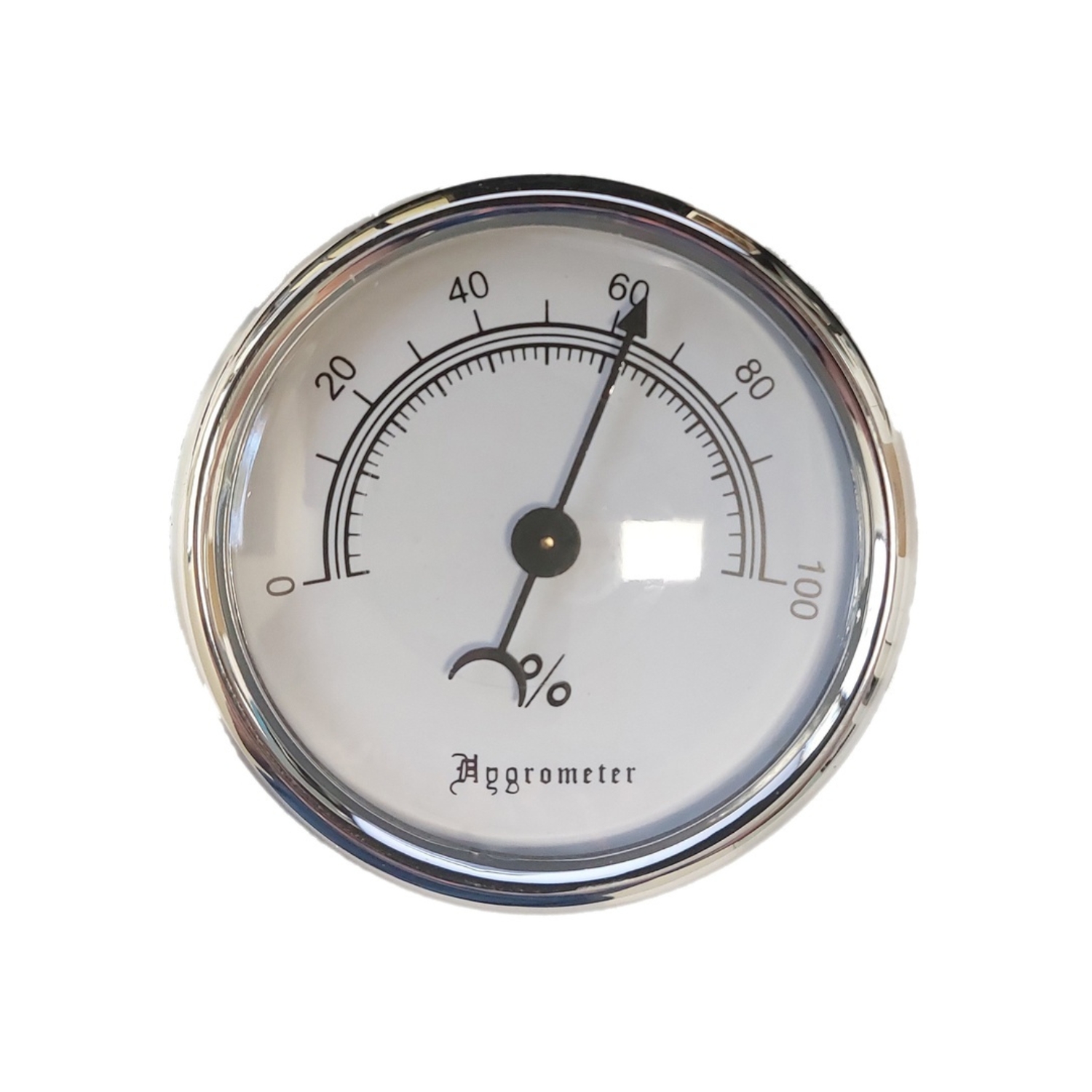 Hygromètre - Chrome 73mm