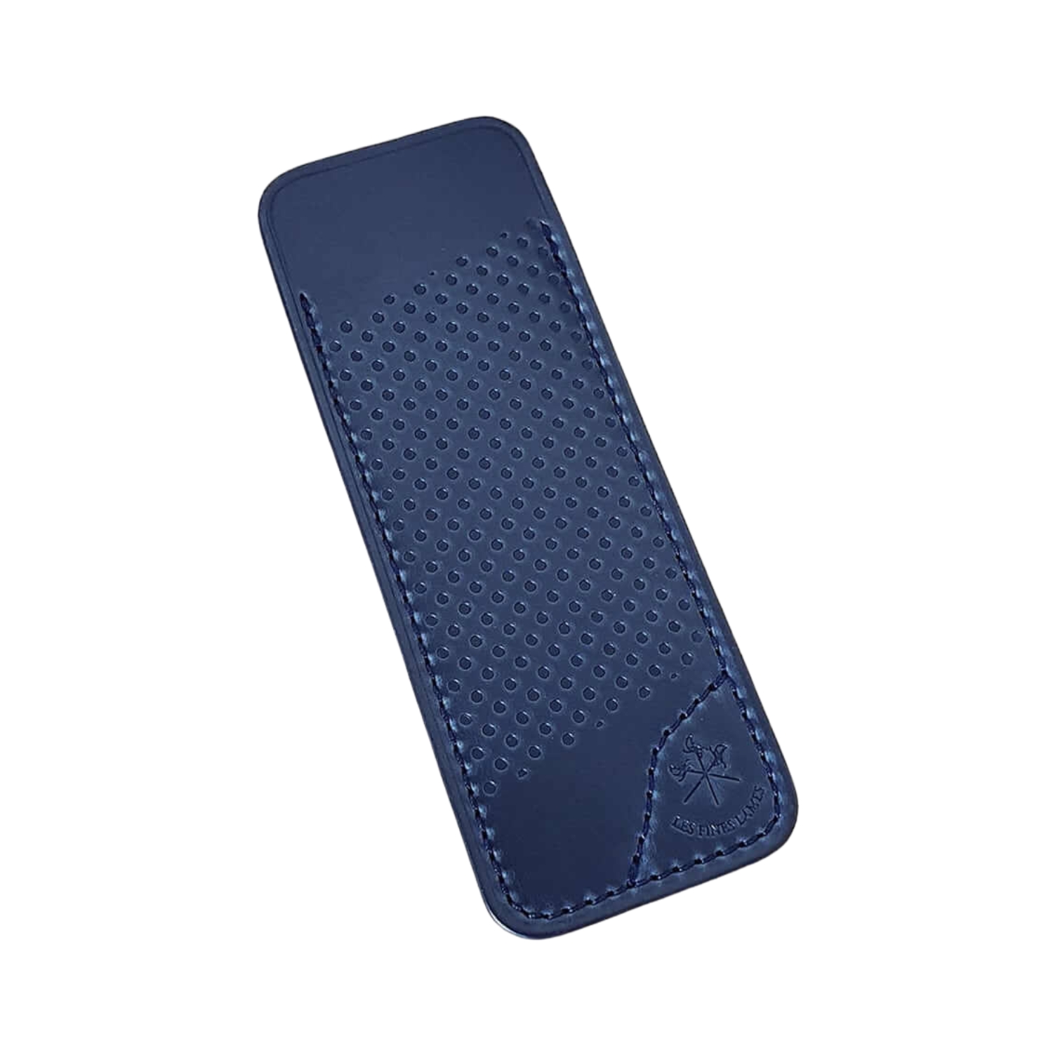 Etui en Cuir - Bleu Pétrole Racing